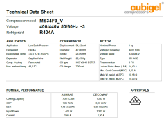Cubigel MS 34 F3-V R404A