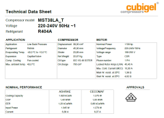 Cubigel MST 38 LAT R404A