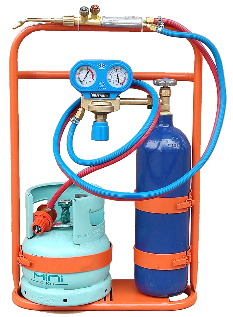 Oksijen Kaynak Seti Doldurulabilir  6 Lt  -   Piknik Tüp