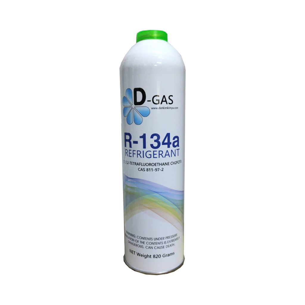 R-134A D-GAS 820 Gr Soğutucu Gaz Tek Kullanımlık Tüp