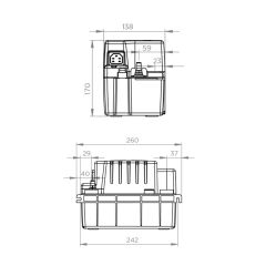 SANICONDENS ECO V2 Tahliye Pompası