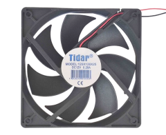 Tidar  120 x 120 x 25 Manyetik Kare Fan 12 V