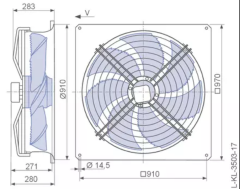 Ziehl-Abegg FN080-SDQ.6N.V7P5 Fan Motoru - 168786