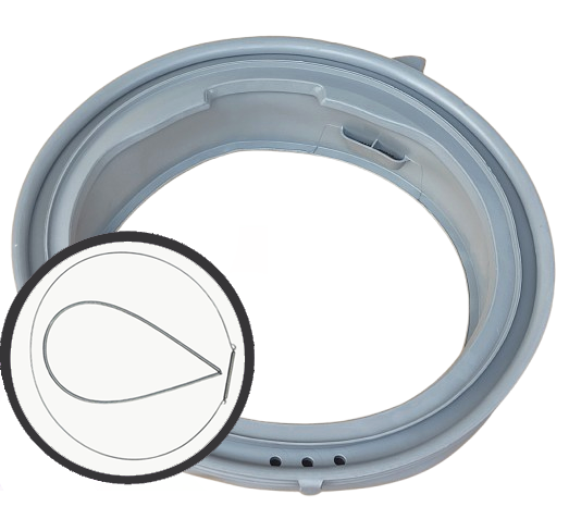 Bosch Logixx 8kg Tek Delik Çamaşır Makinası Körük Lastiği - Set