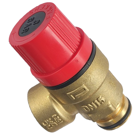 Pakkens  Geçmeli Kombi 3 Bar Emniyet Ventili