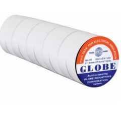 Globe Beyaz Elektrik İzole Bant 10 Adet