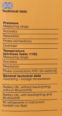 Testo - 550s - Akıllı Set - Kablosuz Kelepçe Sıcaklık Problarına Sahip Akıllı Dijital Manifold
