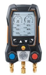 Testo - 550s - Akıllı Set - Kablosuz Kelepçe Sıcaklık Problarına Sahip Akıllı Dijital Manifold