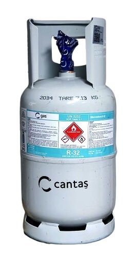 R-32 C-Gas Tekrar Doldurulabilir Tüplü 9 Kg