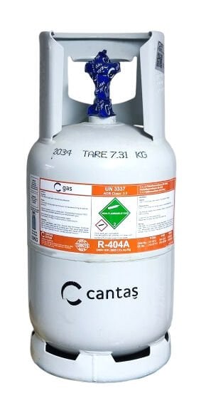 R-404A C-GAS Tekrar Doldurulabilir Tüplü 10 Kg