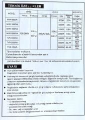 Sako Wvr-1000  Voltaj Regülatör 1000VA