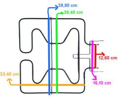 Bosch Fırın Rezistans 00682466