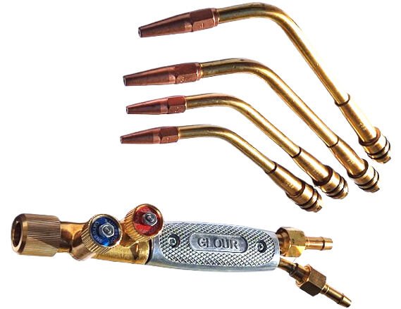 Kaynak  - Elçek ( Tutamak ) 4 uçlu set