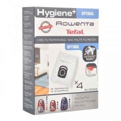 Rowenta Elektrikli Süpürge Hygiene 5 Katlı Pileli Sentetik Torba Kutulu