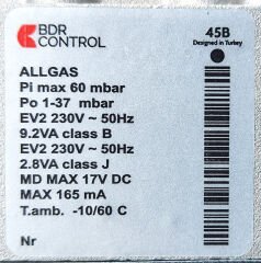 Bdr 845 Kombi Gaz Valfi 3/4 Çap