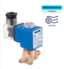 3/8'' Rakorlu 6.5 Mm Orifisli Pilotlu Tip Solenoid Vana 220v