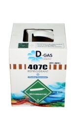 R407C D-Gas Tekrar Doldurulabilir Tüplü 4.5 Kg