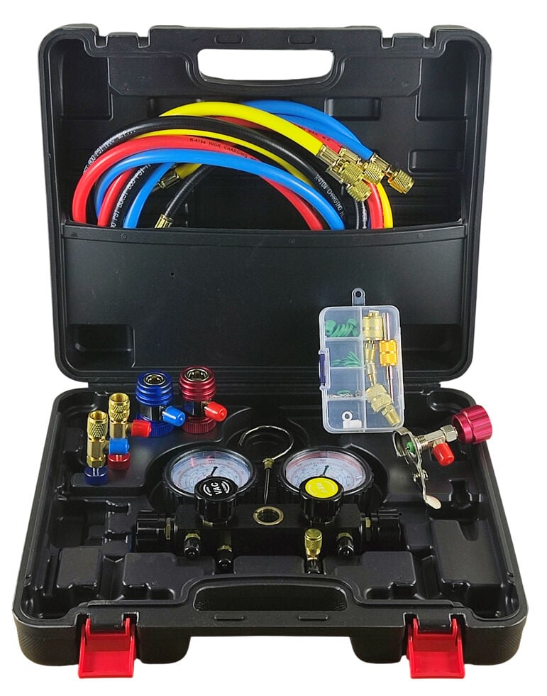 4 Yollu Araç Klima Manifold Seti