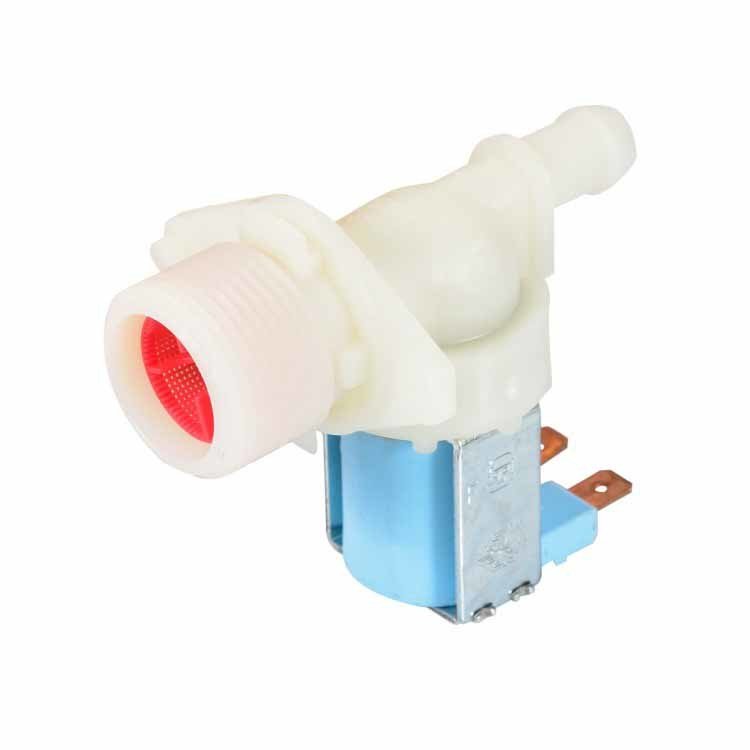 Çamaşır Makinası Tekli Su Giriş Vanası 180° Plastik Braketli 10,50 mm