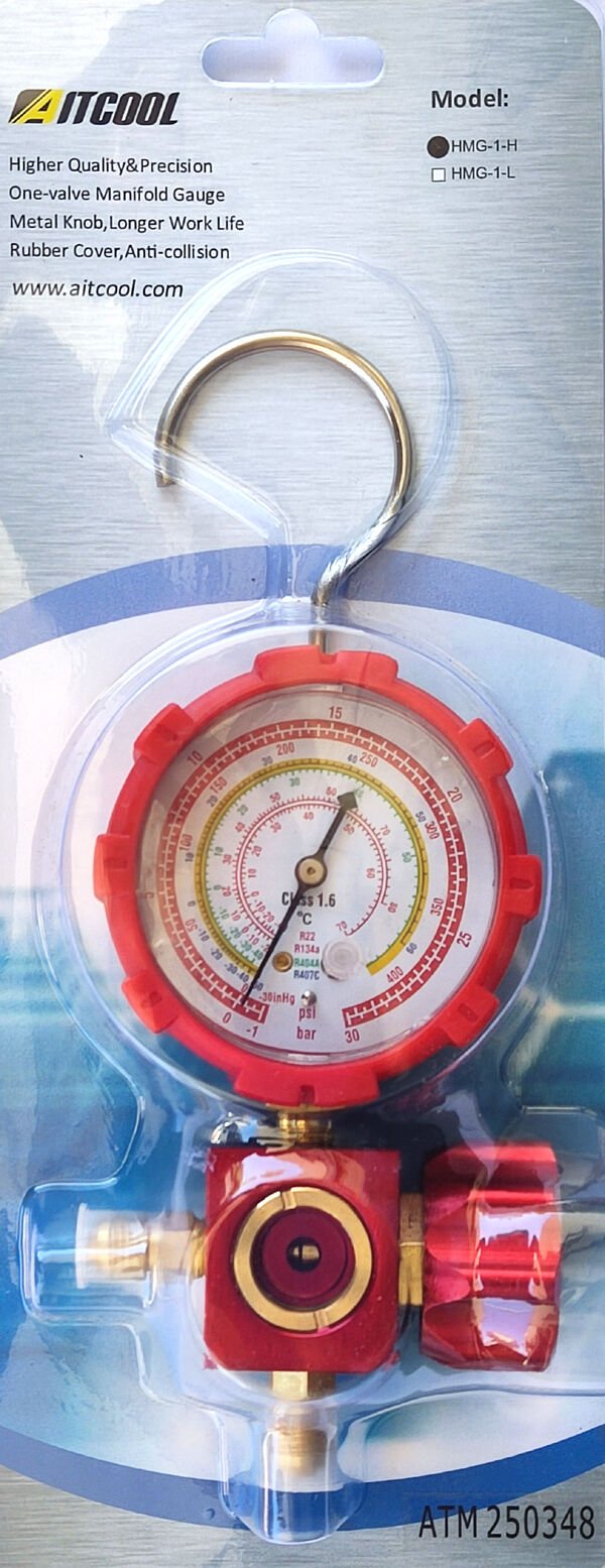 Aitcool HMG-1-R134A-H Yüksek Basınç Tekli Manifold