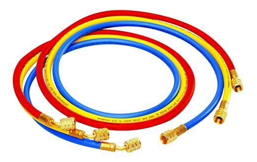 Manifold Hortum 1/4''1,5m 3St.R22 R134a R407C R404A - 150 cm - 1500000024