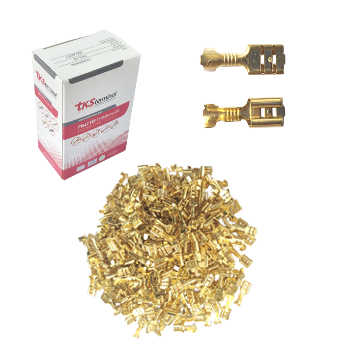 Elektrik Kablo Soket Dişi Terminal - 300 Adet